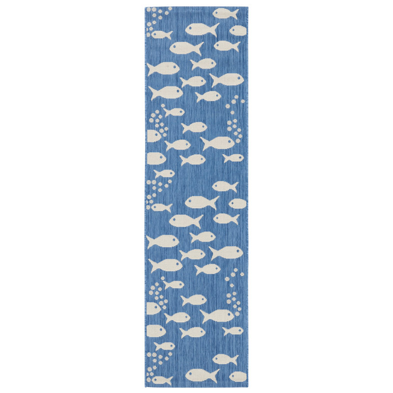Torquay Performance Indoor/Outdoor Area Rug, Runner 2'3" x 6'7"