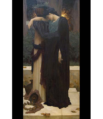 « lachrymae (mary lloyd’s) » par frederic leighton, reproduction d’art