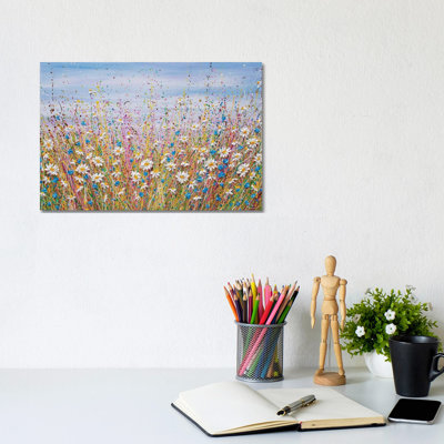 Summer Daisy Field- Gallery-Wrapped Canvas Giclée
