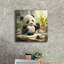 «Susan Panda Love» par Ann Klee, art mural sur toile-1543089465