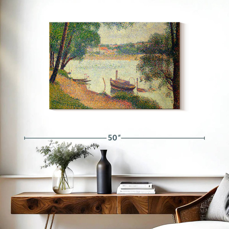 Meat Gray Weather Grande Jatte 1886-1888, H 24 po x l 36 po