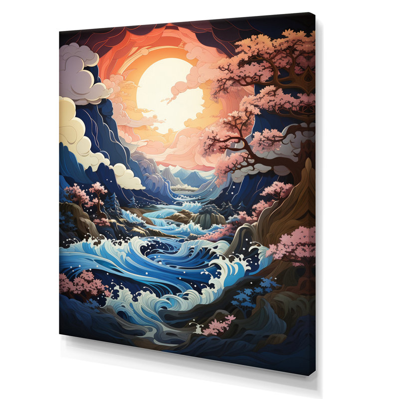 «Iceberg» par Peach Blue Iceberg sur toile, H 20 po x l 12 po x P 1 po, Toile tendue