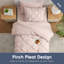 Ensemble d'édredon plissé avec draps Bed-in-a-Bag-103134069-103134075