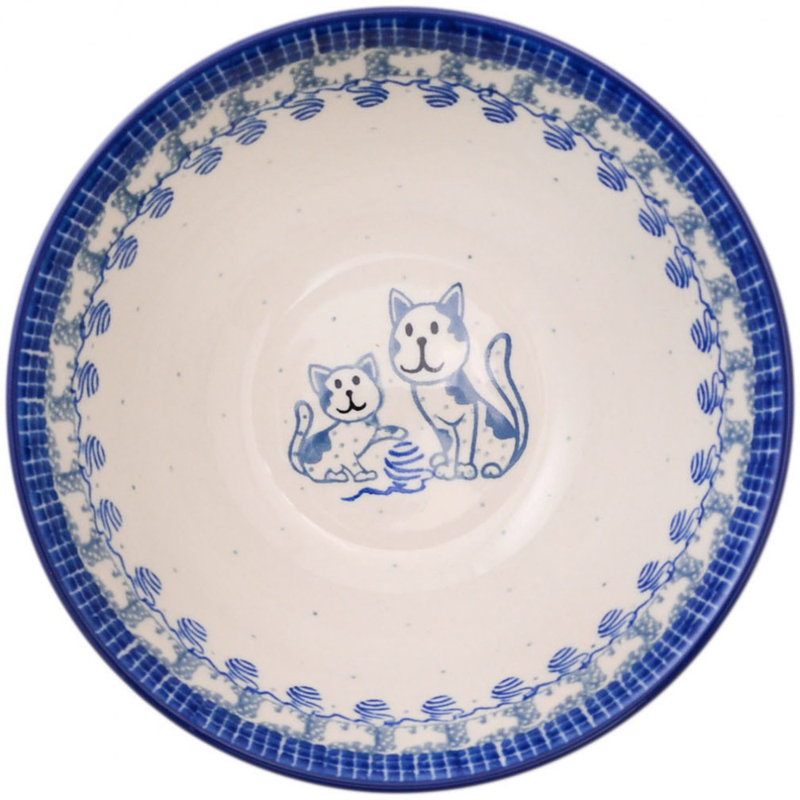 Bol en grès poli 6 po - Jeu de chaton