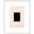 White Framed