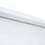 Lit plateforme double avec tête de lit à DEL avec rangement, lit gigogne simple et 3 tiroirs, blanc-468483217