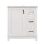 Meuble-lavabo de salle de bain tendance de 30 pouces avec une porte en céramique et des supports de rangement-906979225