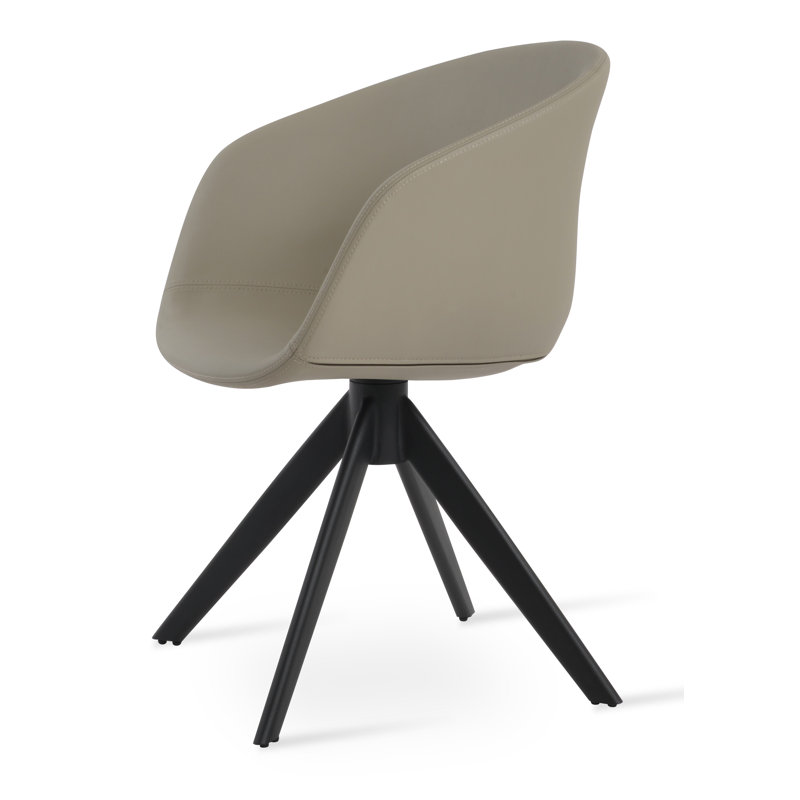 Fauteuil Tribeca, Similicuir os, Noir
