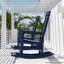 Chaises berçantes d'extérieur en PEHD pour patio-552783077