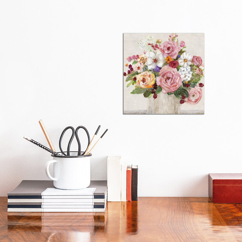 Becoming Blush II by Sally Swatland - Gallery-Wrapped Canvas Giclée on Canvas, Canvas, 30.48 cm H x 30.48 cm W