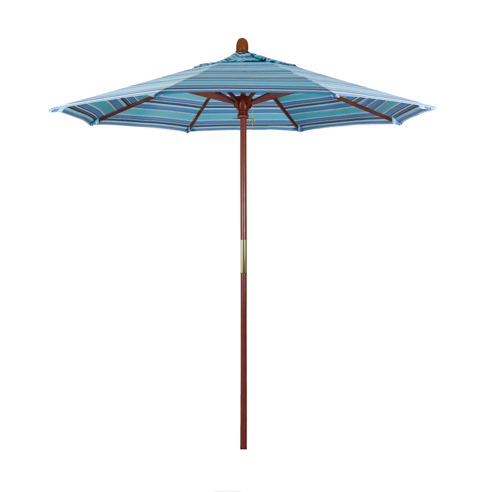 Manford 90'' Sunbrella® Outdoor Umbrella, Dolce Oasis Stripe Sunbrella®