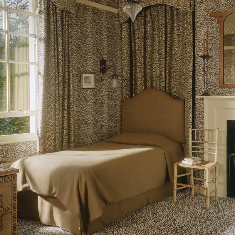 WILD CARD Wallpaper - Butterscotch 9'10" - full height wallpaper