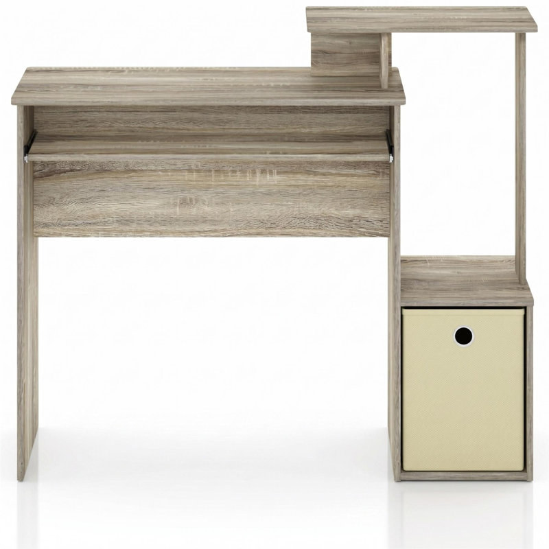  Bureau d'écriture multi-usages Econ avec bureau Sonoma chêne / ivoire bureau d'écriture, 34.1" H x 39.4" W x 15.75" D