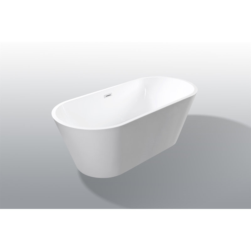 Baignoire autoportante en acrylique 55 po