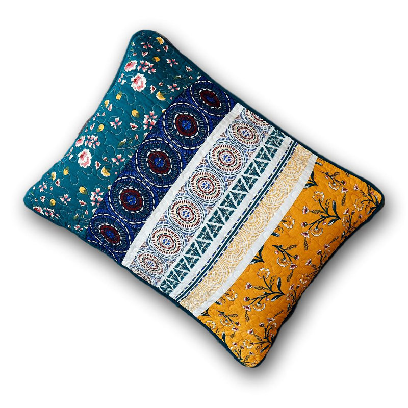 Polyester Floral Sham Set
