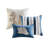 Blue Queen Sized 7 Piece Cotton Comforter Bedding Mesmerizing Design