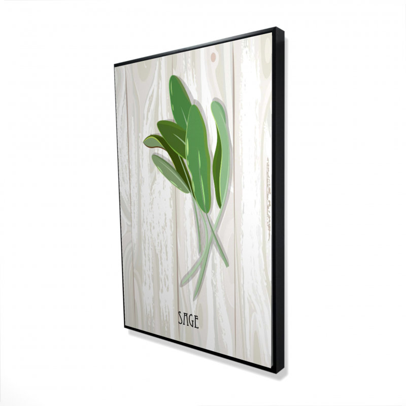 «Sage On Wood» sur toile