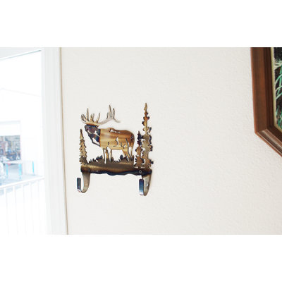 ELK SIDE VIEW TOWEL HOOK