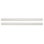 Calabria Frost 0.75 in. x 12 in. Polished Marble Pencil Liner Tile Trim
