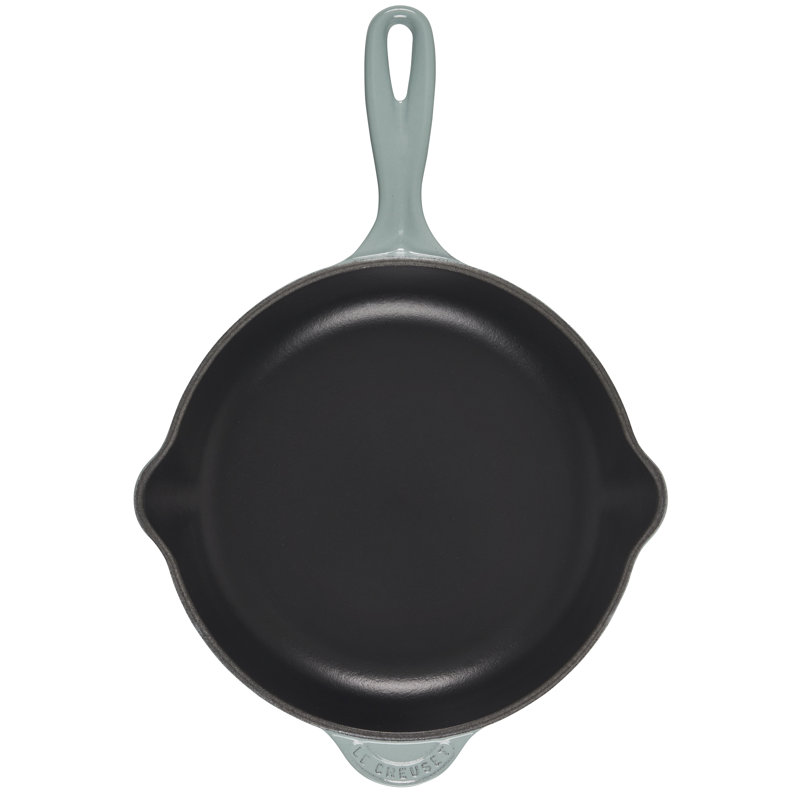 Le Creuset Enameled Cast Iron Skillet, Sea Salt