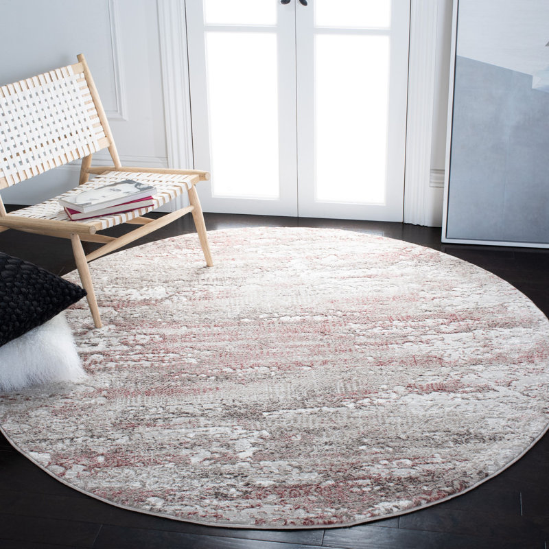 Erlandson 500 Performance Oriental Rug, Round 6'7"