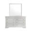 Miroir de style moderne Blaze en bois et en métal-1252114257