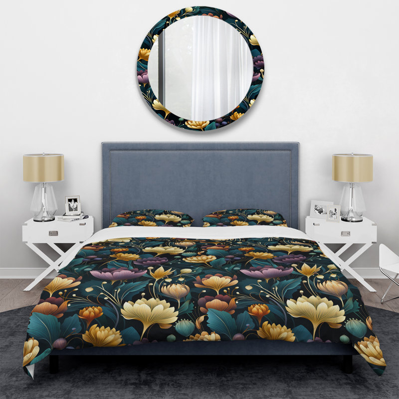 Literie Jewel Tones, Housse de couette pour très grand lit et 2 très