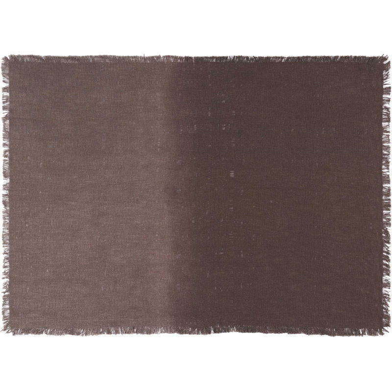 Hand Woven Throw Blanket, Charcoal