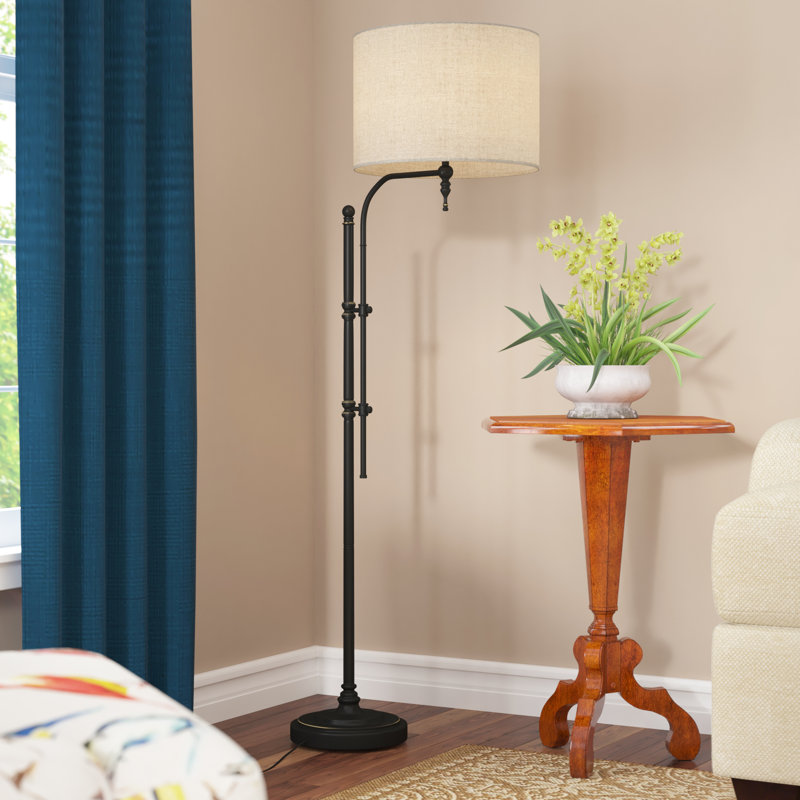 Sneller Black Arched Floor Lamp