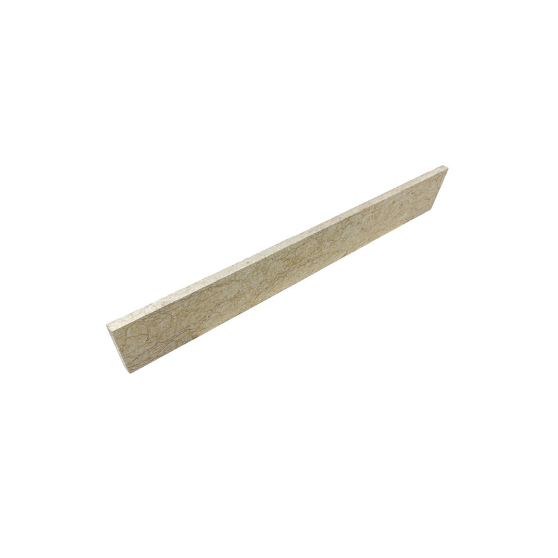 Dosseret en pierre 24 po, Marbre de couleur crème