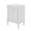 Meuble-lavabo 24 po avec lavabo supérieur, meuble de rangement moderne à 2 niveaux-474539023