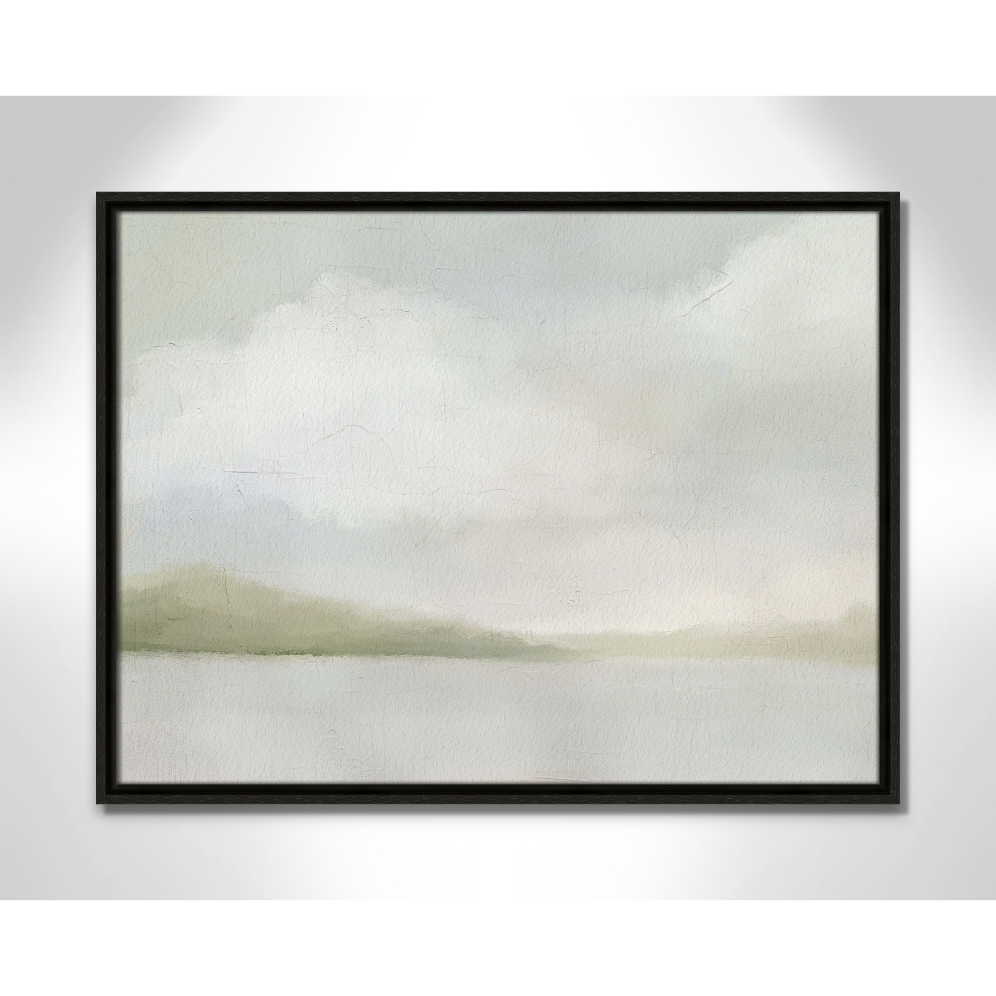A Tranquil Morning, Espresso, 19.5" H x 25.5" W