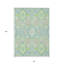 Tapis oriental lavable intérieur 8 pi x 10 pi ivoire