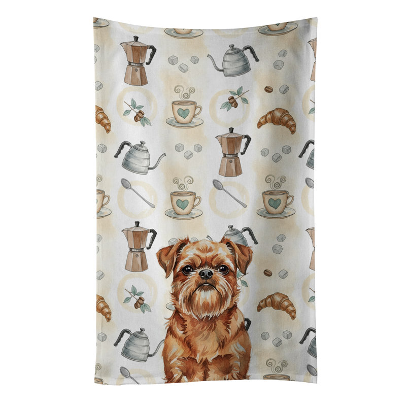 Serviette de cuisine Red Brussels Griffon, Griffon bruxellois rouge