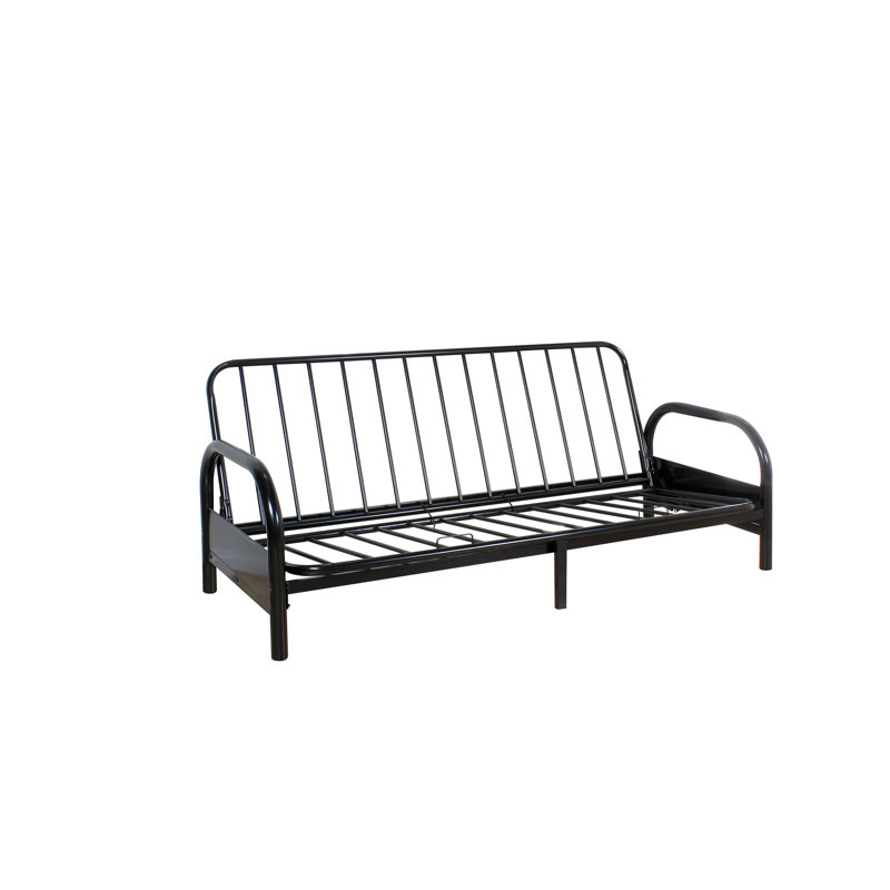 Structure de canapé réglable à finition noire (coussin non inclus)