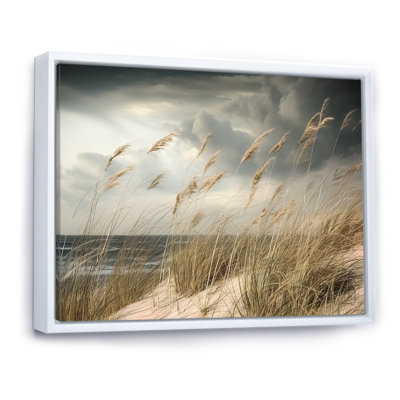 «Coastal Beach Grass Tranquility - Coastal Beach», art mural