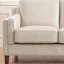 Causeuse en cuir véritable 60 po Pearlena-906201379