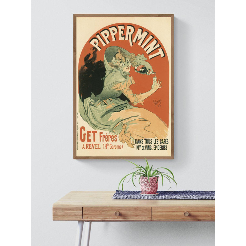 Pippermint Liquor - No Frame Art Prints, 30cm H x 21cm W x 1cm D