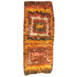 High-Quality Hand-Knotted Rust And Multi Area Rug