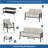 7-Piece Metal Patio Furniture Set-1689193364