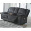 Causeuse inclinable à accoudoirs coussinés de 78 po Dametris-663090799