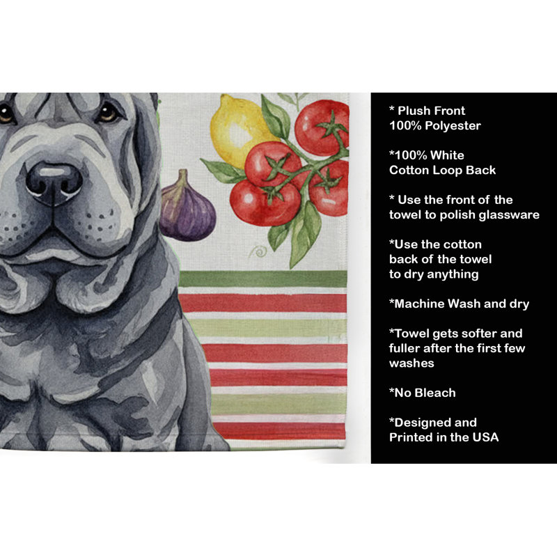 Torchon noir Shar Pei, Black Shar Pei