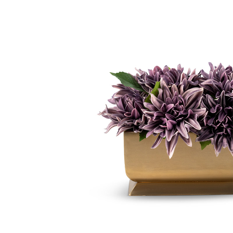 Carlotta RealTouch Dahlia Gold Trough, Periwinkle