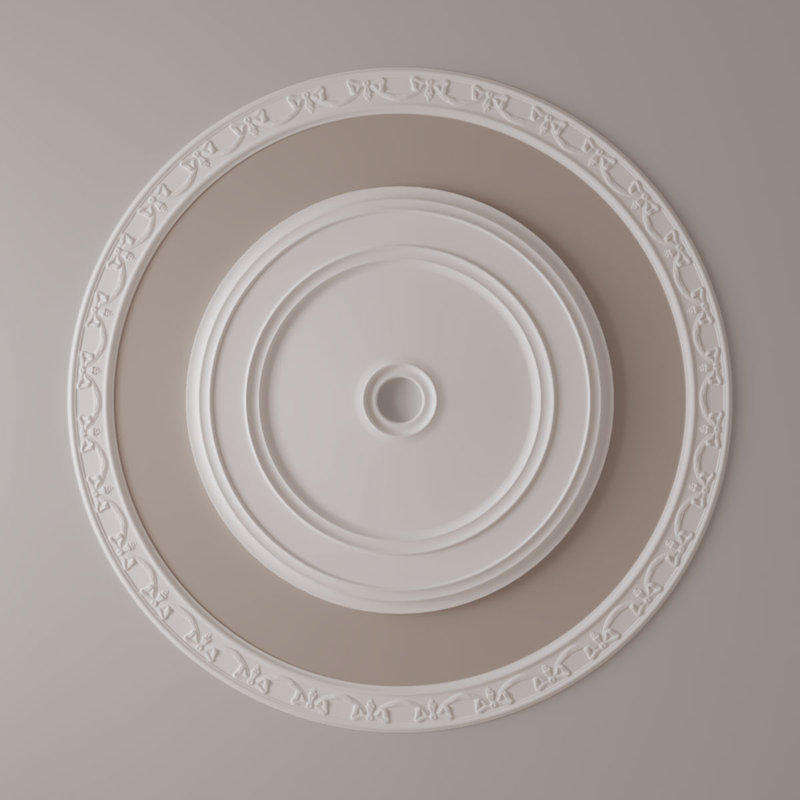 Ensemble d'anneaux de plafond 63 po x P 54 po x P 4 po x P 3/4 po, Simple (1/4 d'un cercle complet)