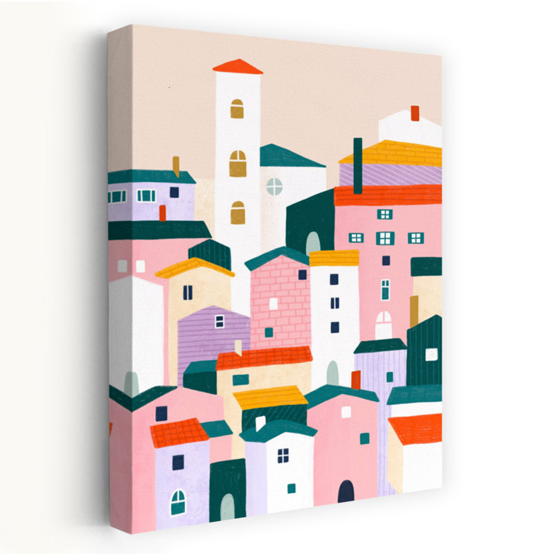 Art contemporain, architecture contemporaine, art urbain abstrait, H 24 po x l 16 po