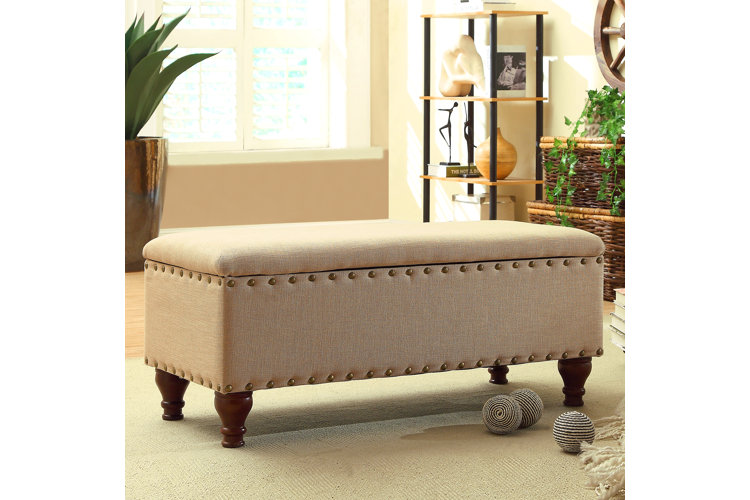 Latimer Upholstered Flip Top Storage Bench