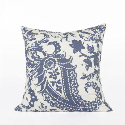 Edina Paisley Cotton Pillow Cover