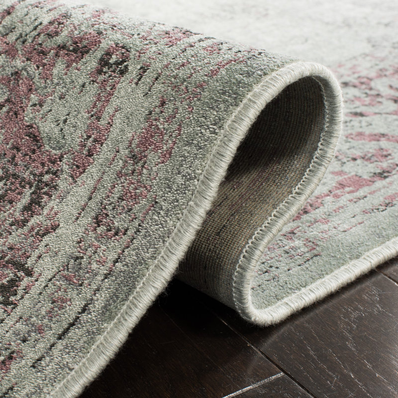 Tapis oriental performance rétro, Carré de 6 pi