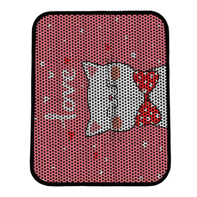 Tapis pour litière de qualité supérieure, 18 po x 24 po | 50% PVC / 50% polyester, lavable à la machine et passer l'aspirateur | Conception durable et facile à nettoyer pour les propriétaires d'animaux de compagnie | Protégez vos planchers des dégâts de la litière