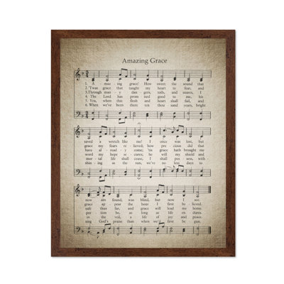Amazing Grace Hymnal Sheet